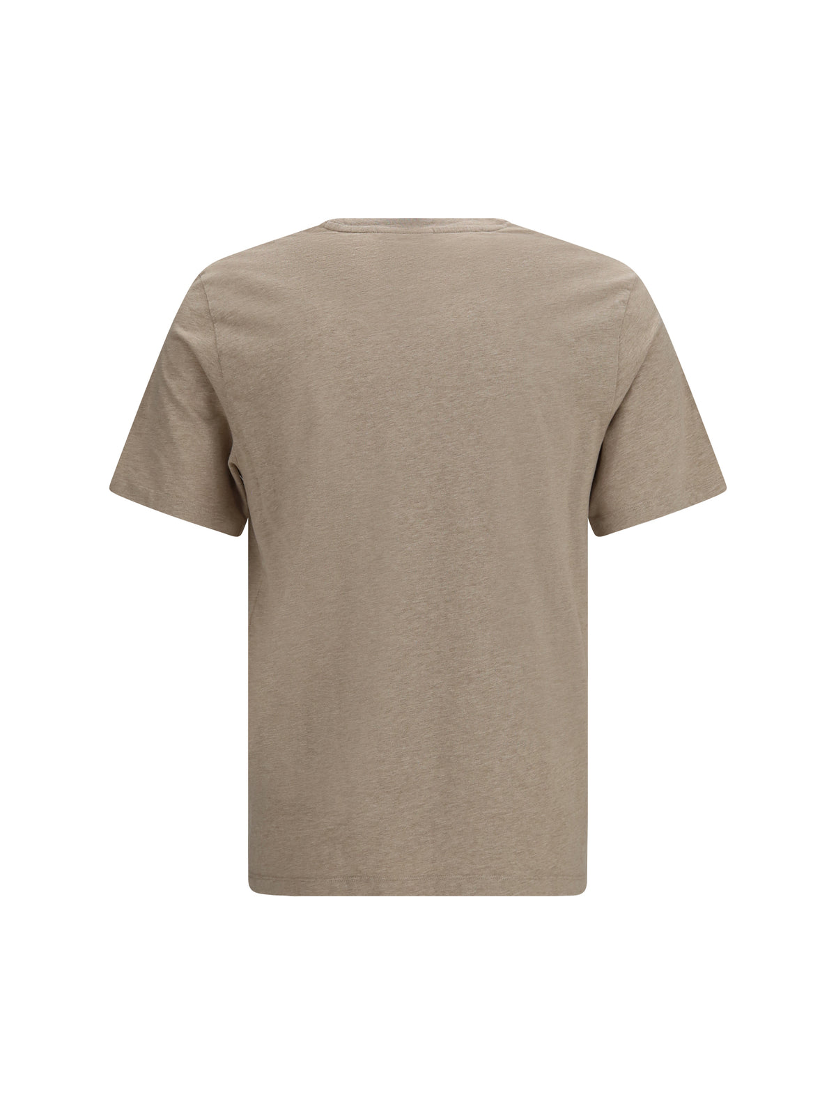 Maison Kitsuné Fox Head Regular T-shirt - Clear Beige Melange