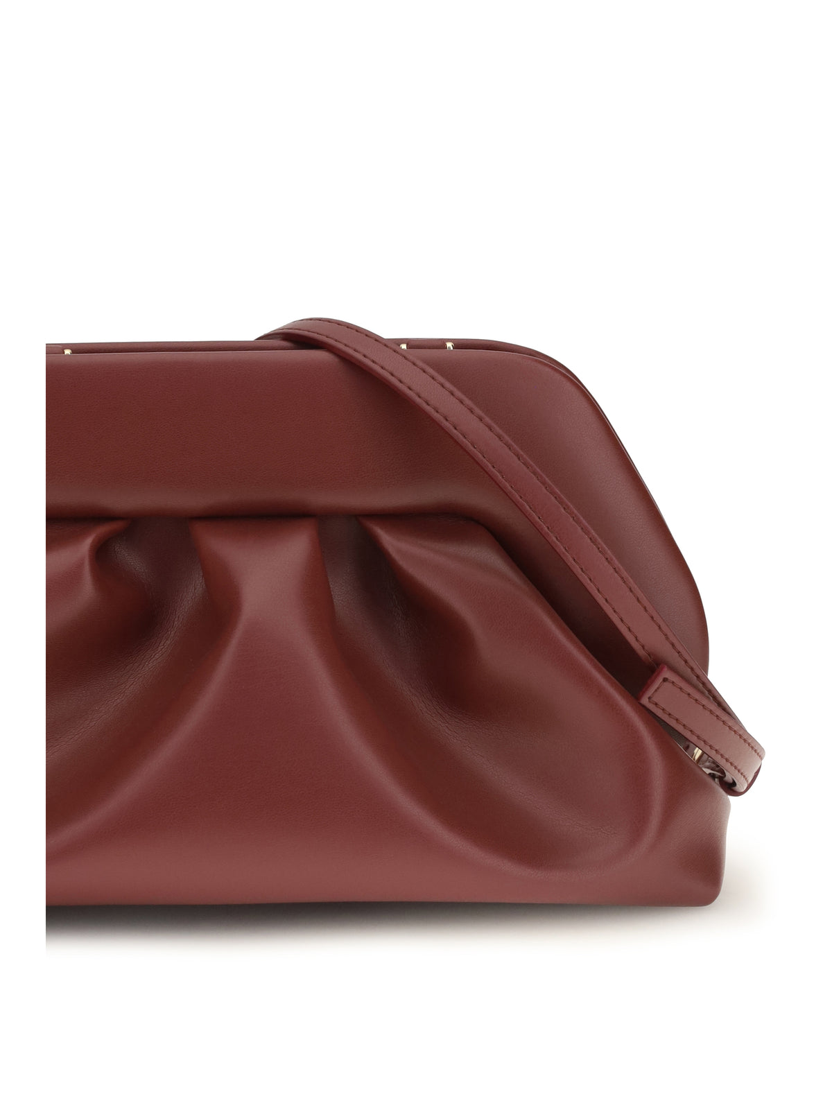 Themoirè Medium Bios vegan leather Pouch - Tawny Port