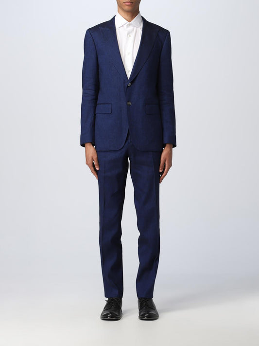 Boss Suit Men Blue