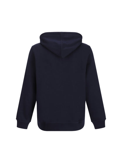 Brunello Cucinelli Monochrome Hoodie - Cobalto