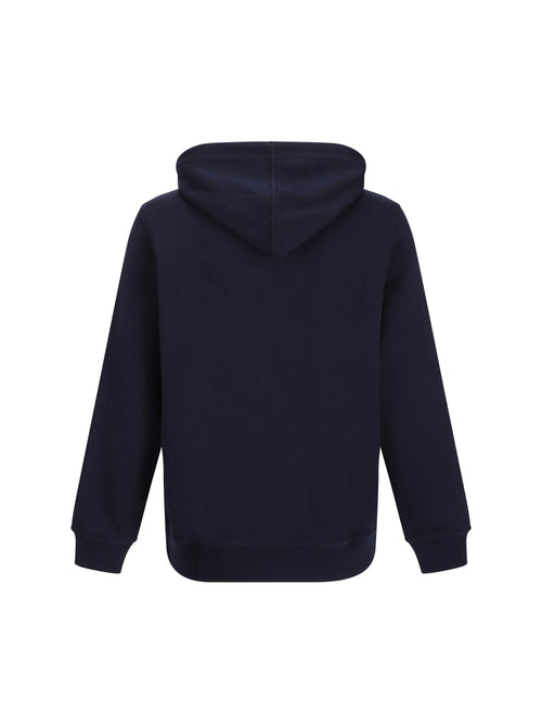 Brunello Cucinelli Monochrome Hoodie - Cobalto