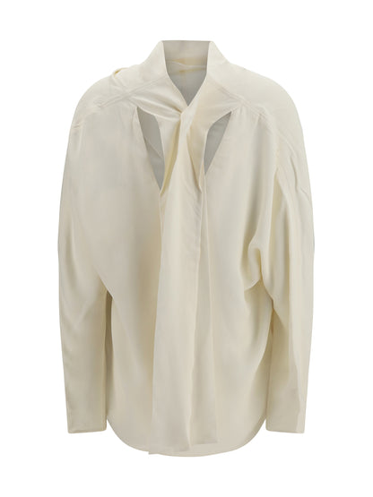 Toteme Cowl neck Blouse - Ecru