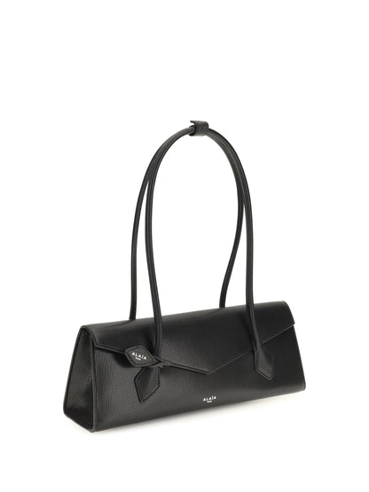 Alaïa Medium Le Teckel Flap Shoulder Bag - Noir