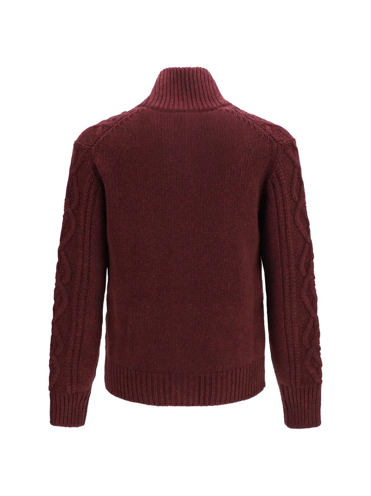 Brunello Cucinelli Cable-knit cashmere Cardigan - Deep Purple