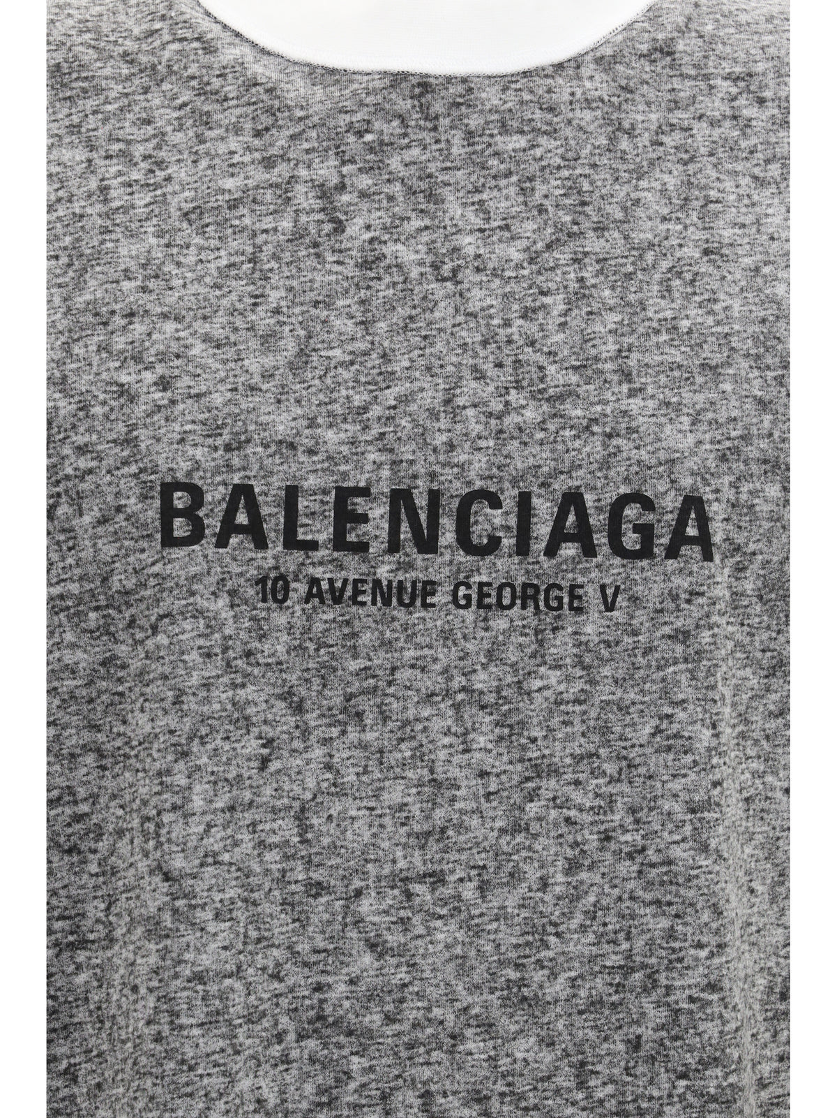 Balenciaga Oversized mélange T-shirt - Black