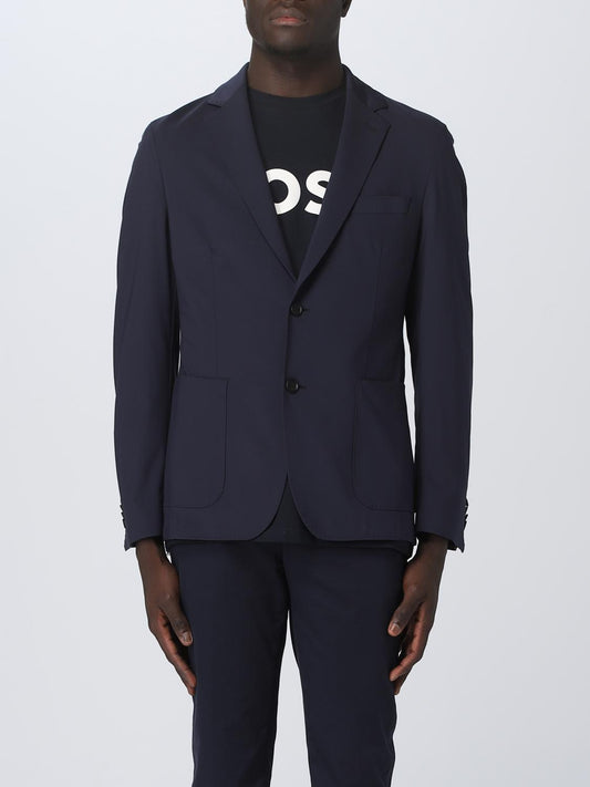 Boss Jacket Men Blue