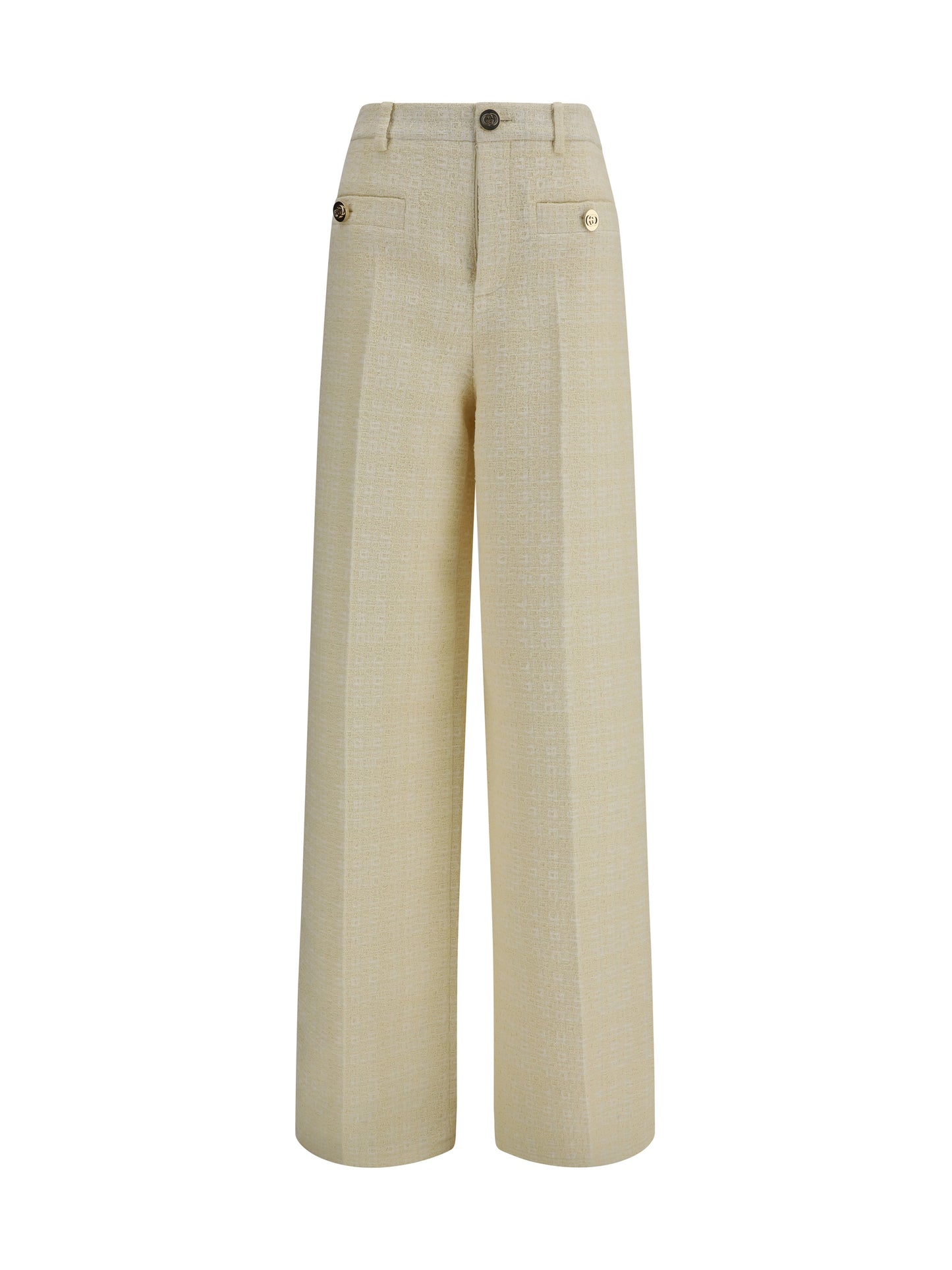 GUCCI Cotton tweed check Pants