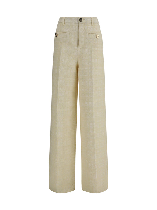 GUCCI Cotton tweed check Pants