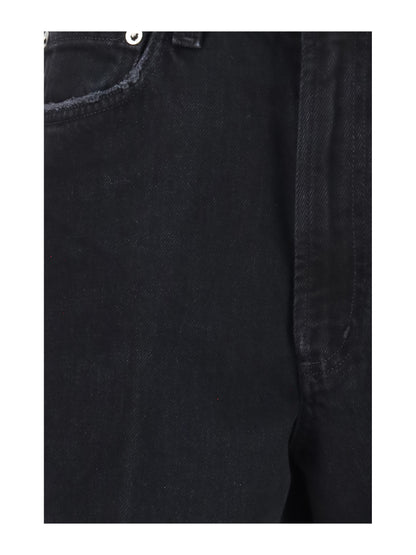 Agolde 80’s High-Rise Jeans - Phase (Dk Lightly Worn Blk)
