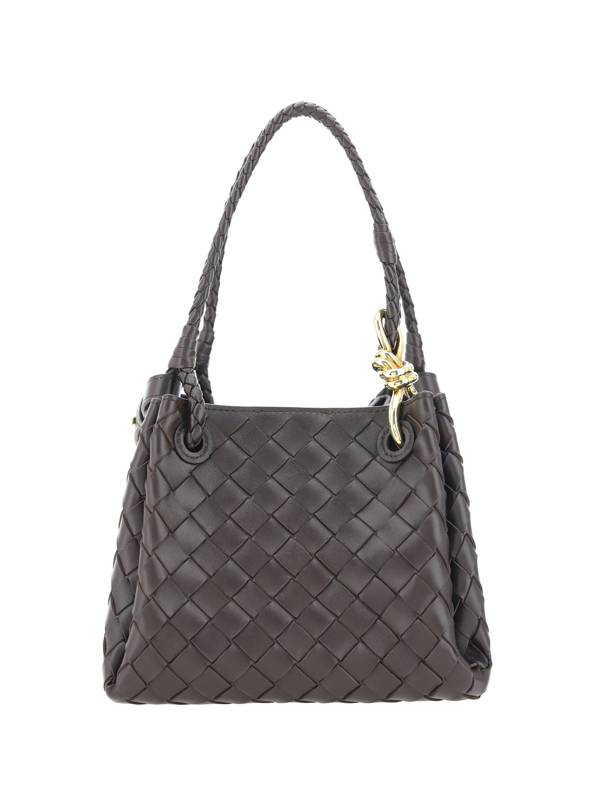 Bottega Veneta Small Parachute Shoulder Bag - Fondant-M Brass