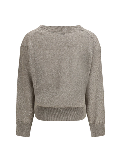 BRUNELLO CUCINELLI Sparkling linen T-shirt