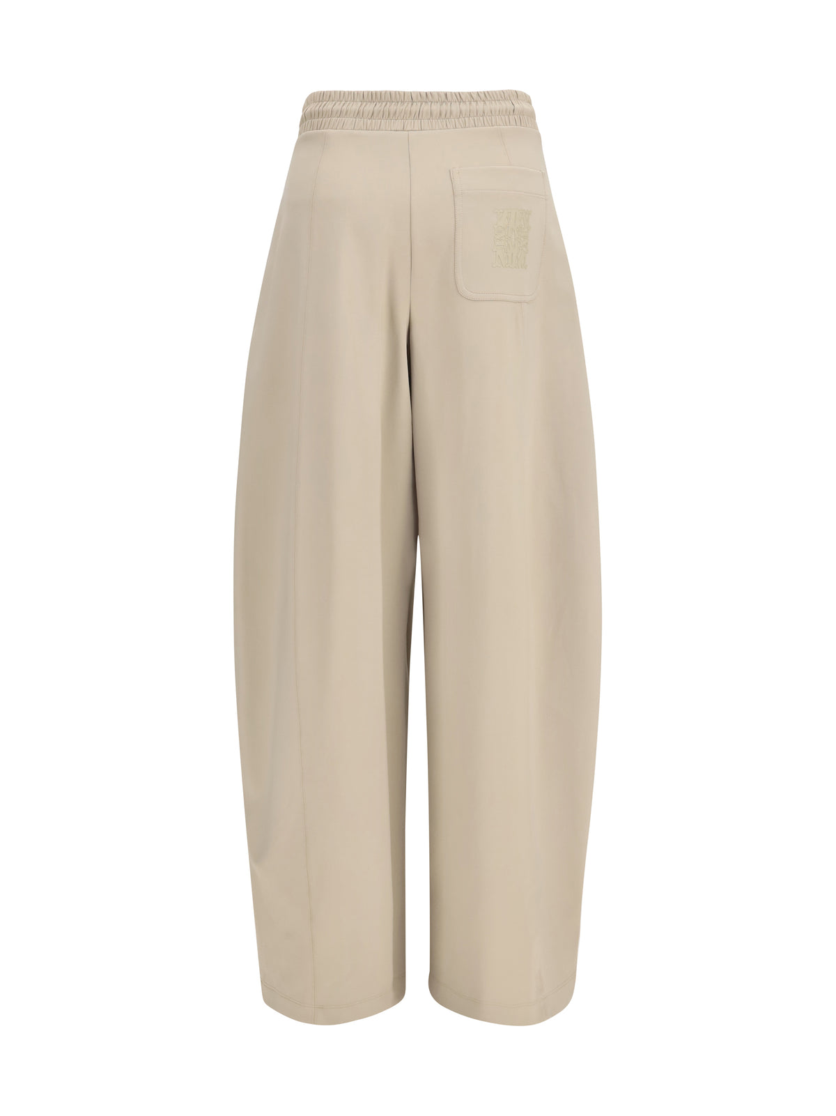 Max Mara Olmo technical cotton jersey Pants - Roccia