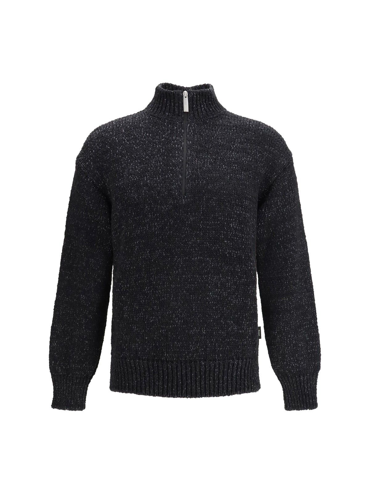 Laminar Cotton Sweater - Black