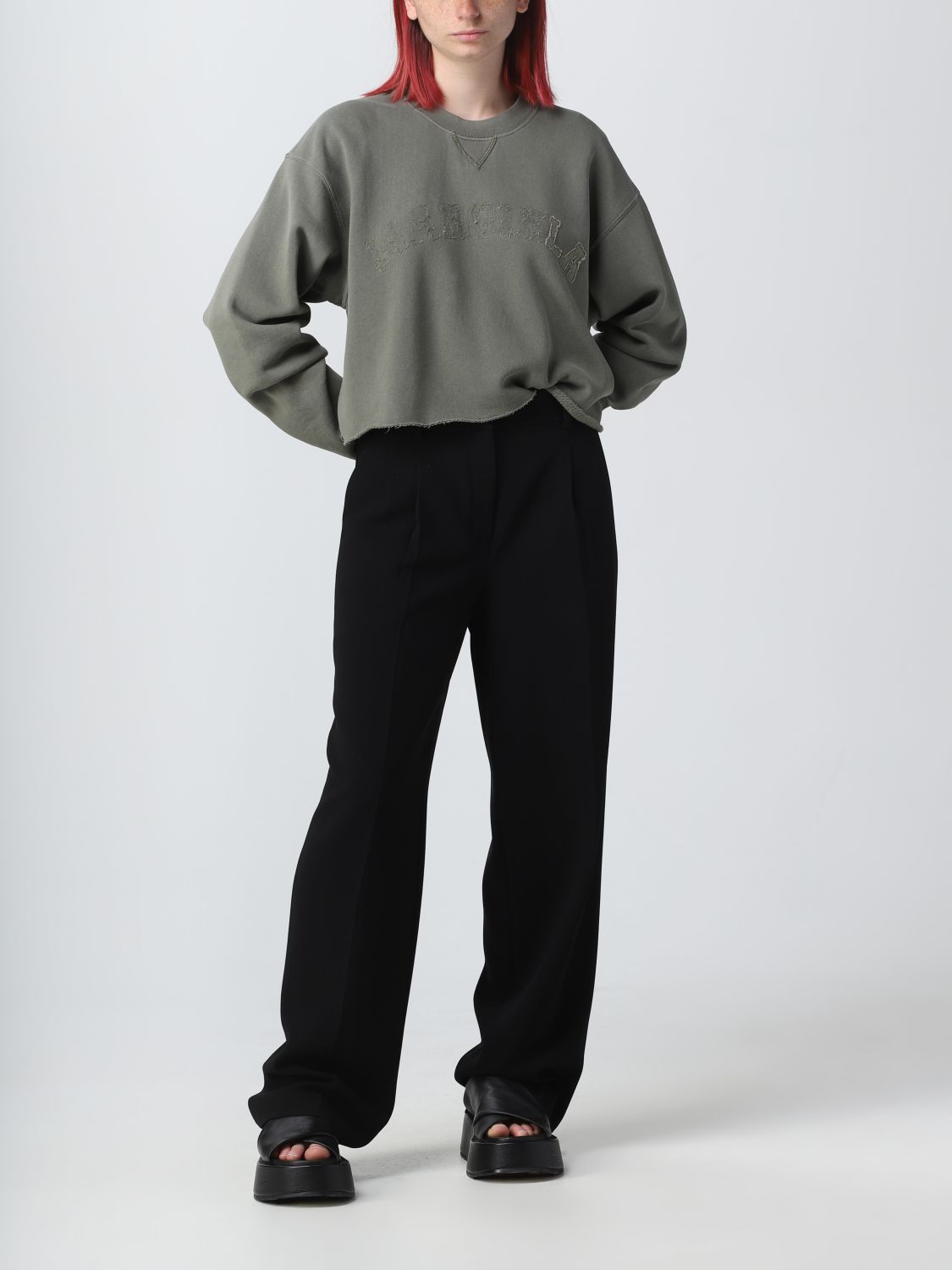 Maison Margiela Sweatshirt Woman Green