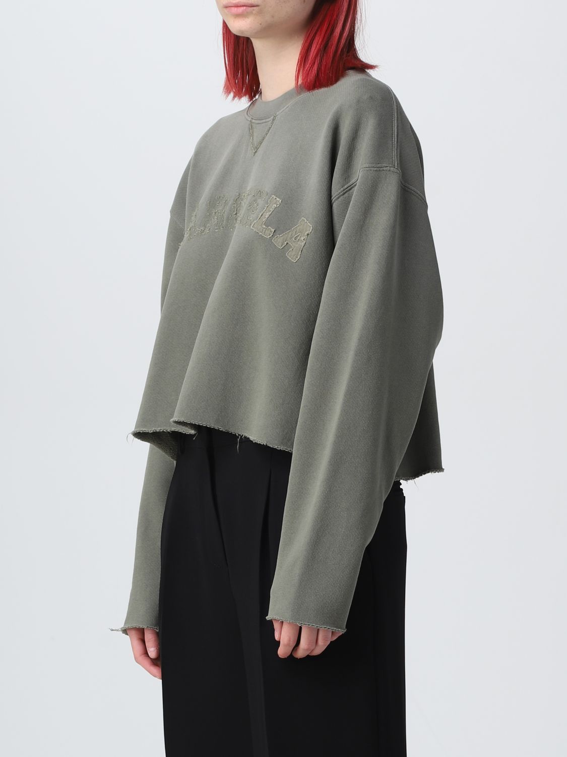 Maison Margiela Sweatshirt Woman Green
