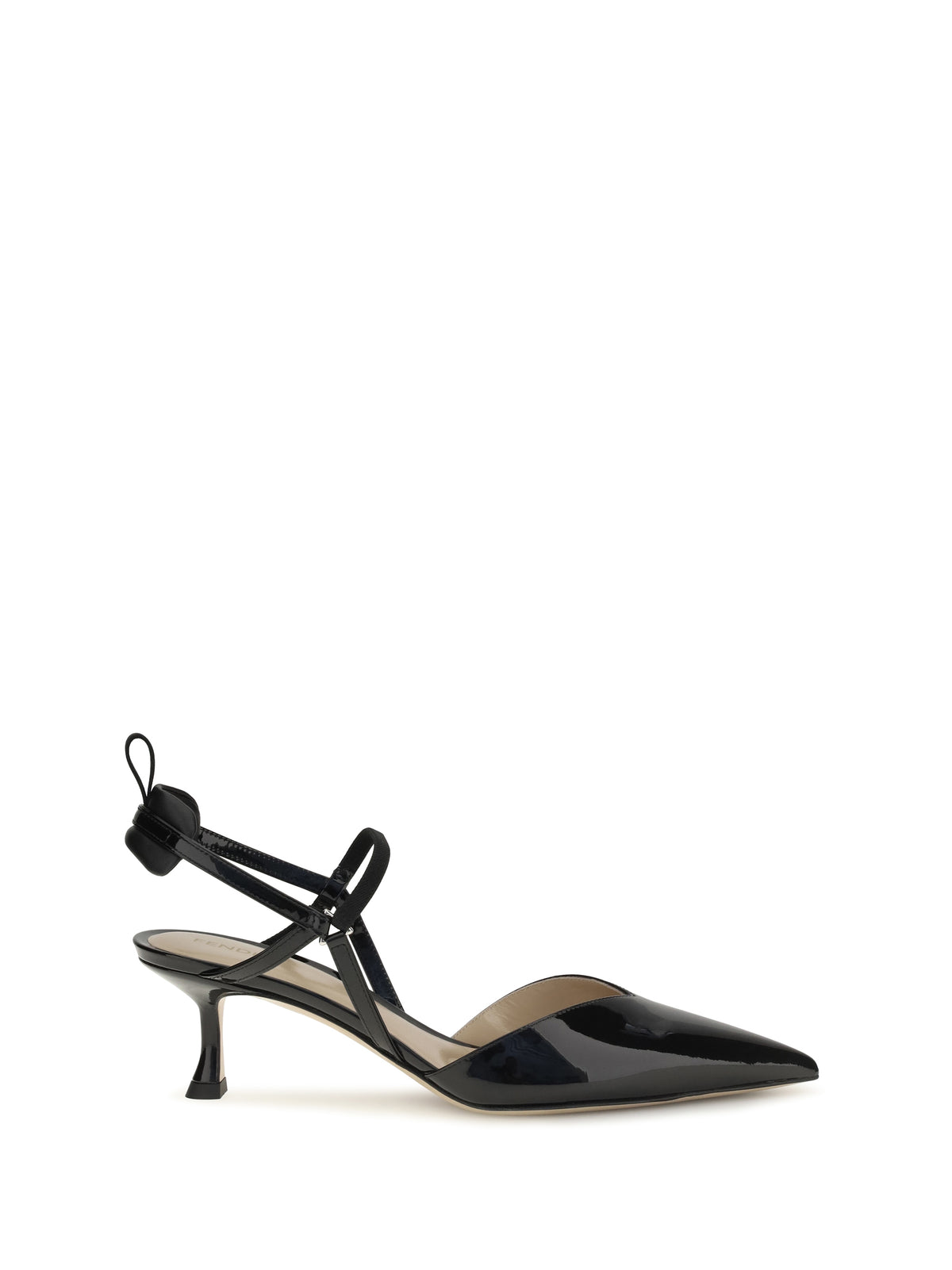 Fendi Patent leather Colibrì Slingback Pumps - Black