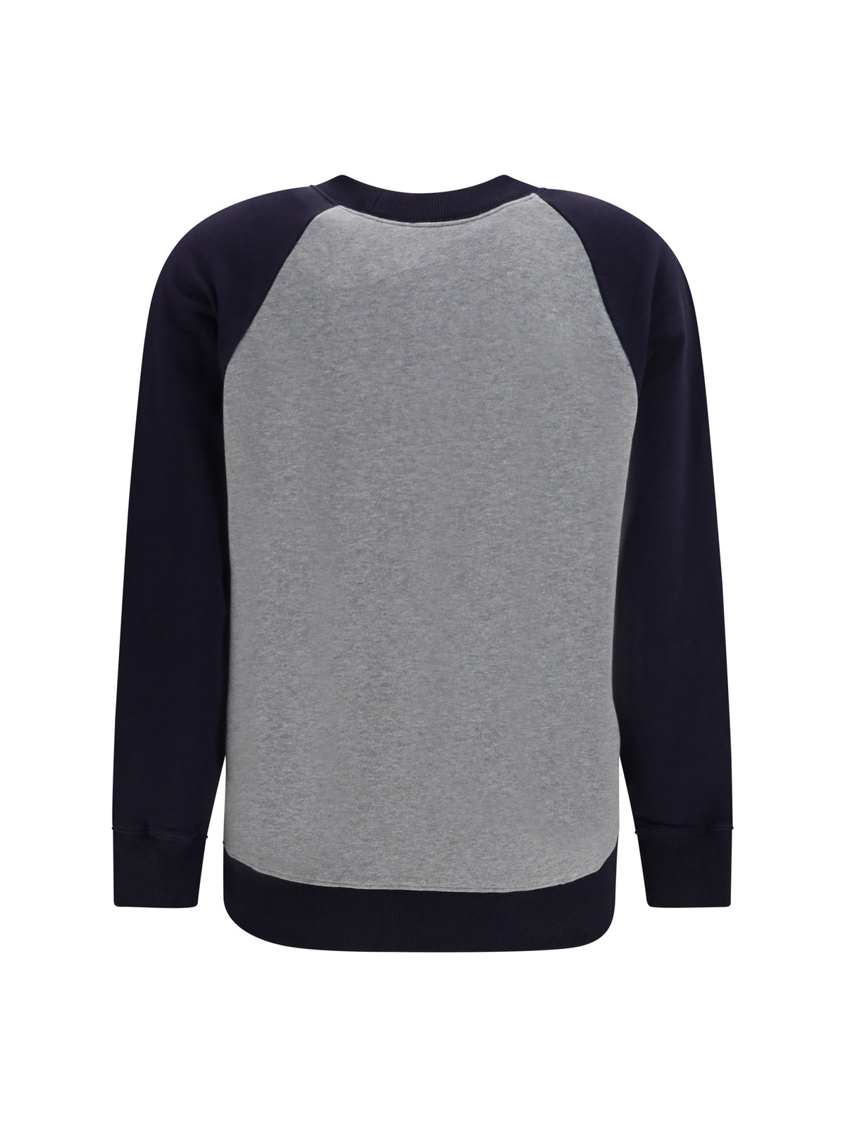 Miu Miu Bicolor crewneck Sweatshirt - Grigio+Blu