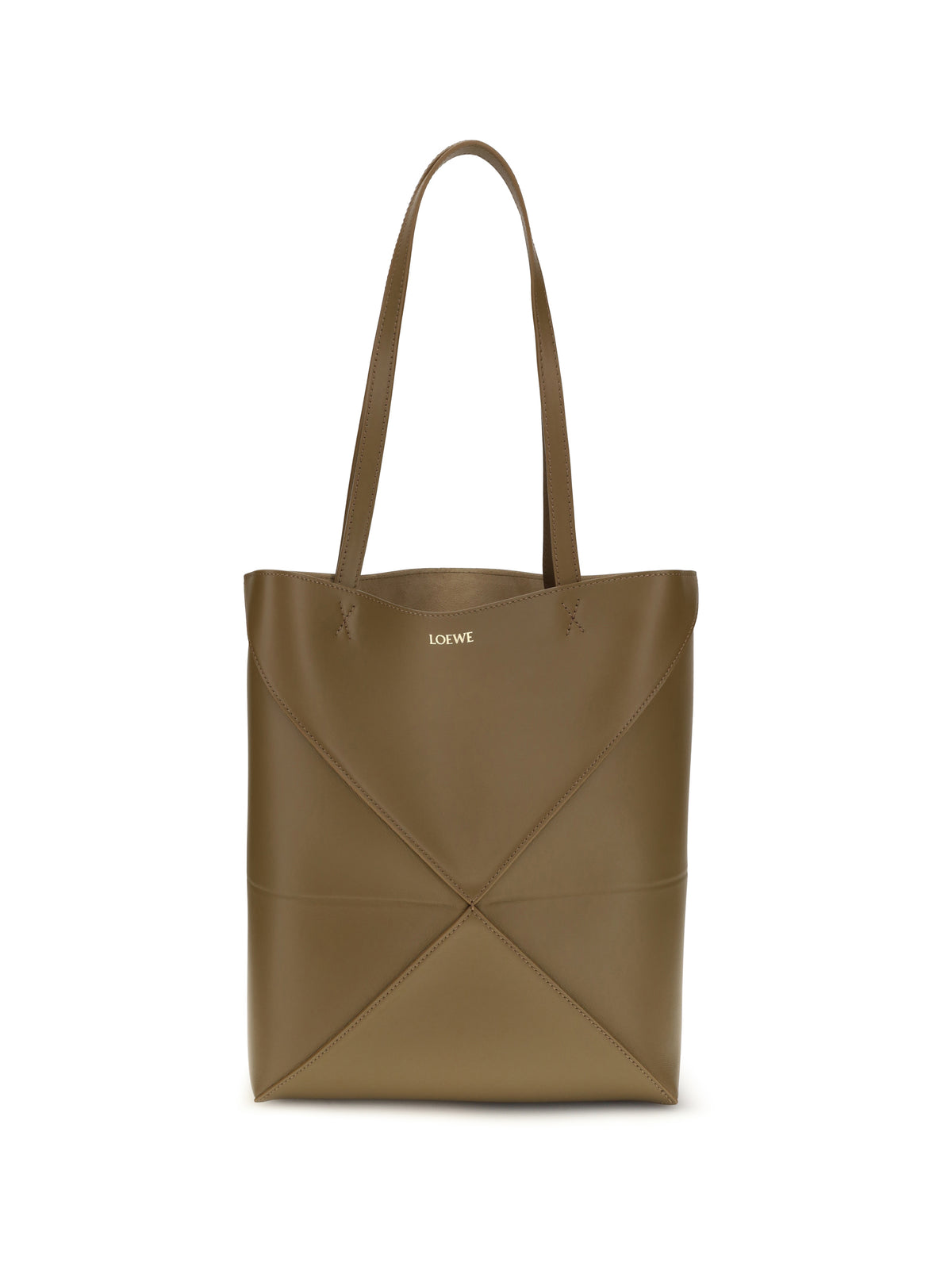 Loewe Puzzle Fold Tote Bag - Bronze