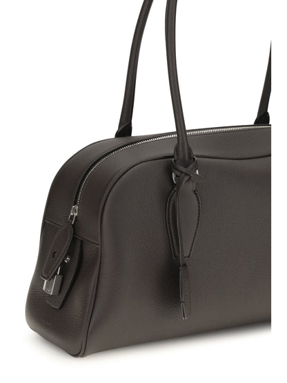 The Row India Shoulder Bag - Walnut Shadow Ans