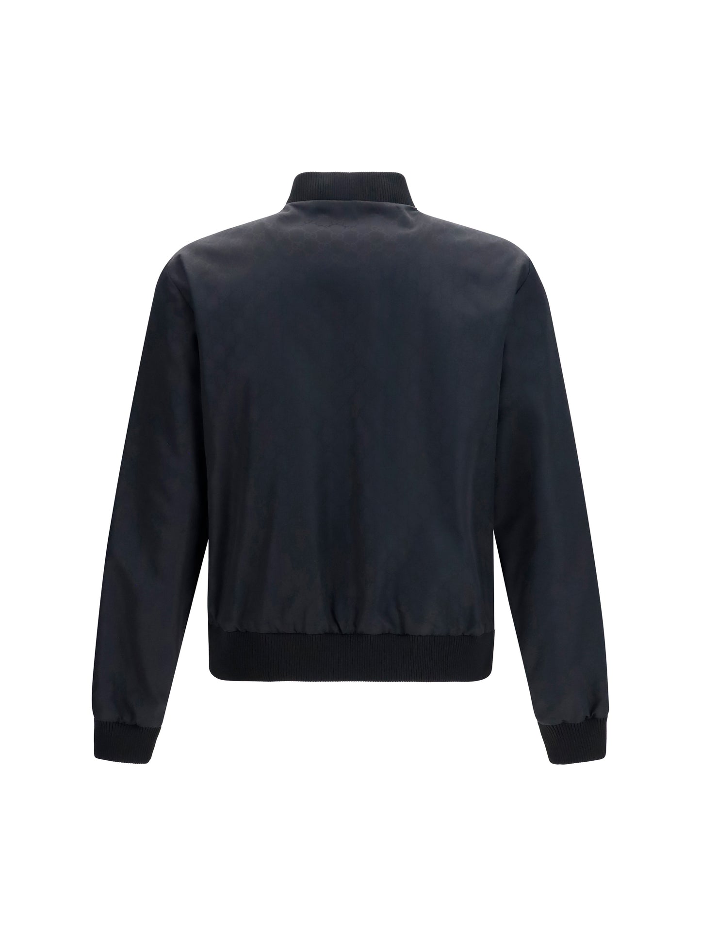 GUCCI Reversible zip Jacket in lightweight silk faille