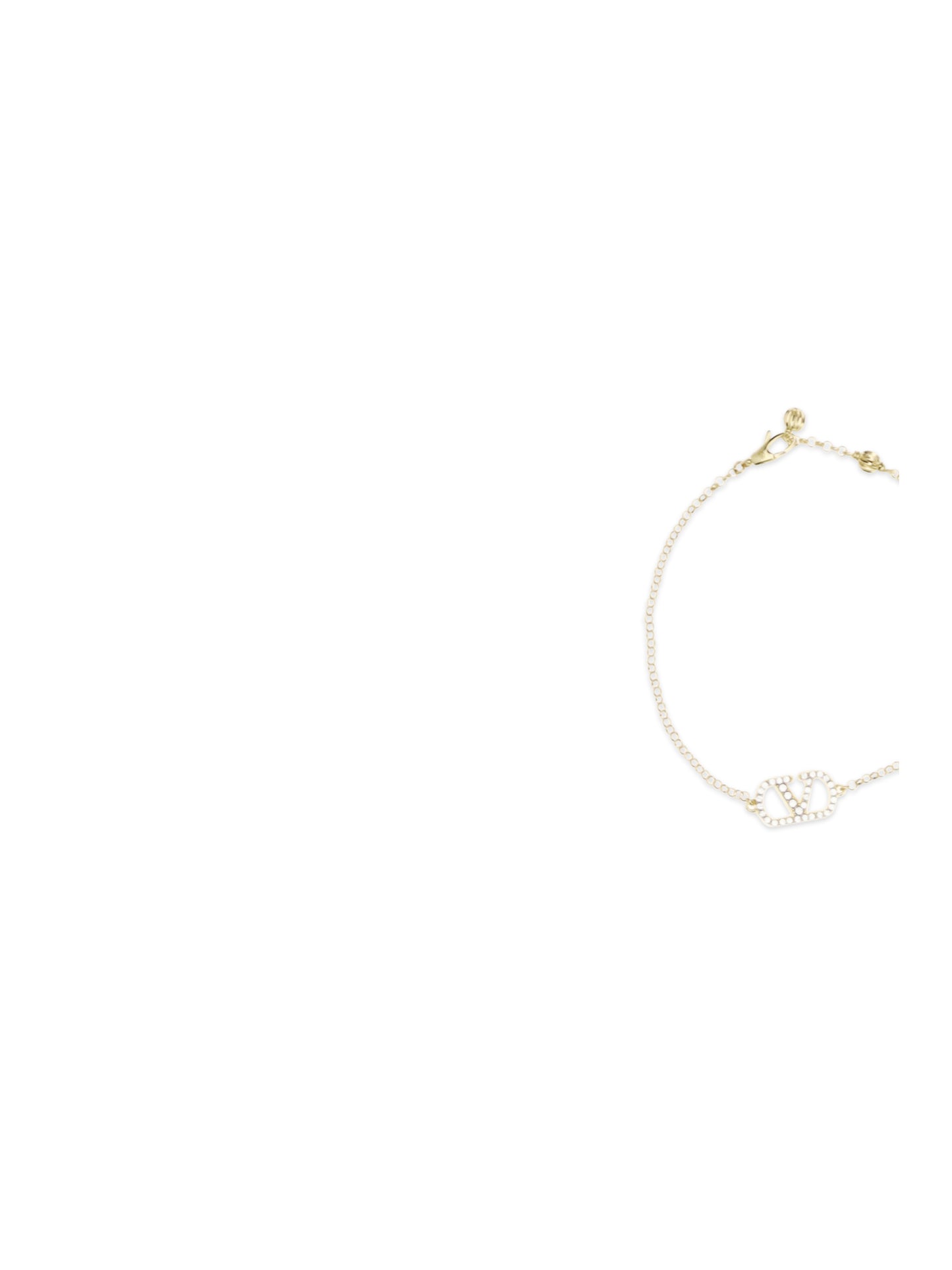 VALENTINO GARAVANI VLogo Signature Bracelet in metal and Swarovski® crystals