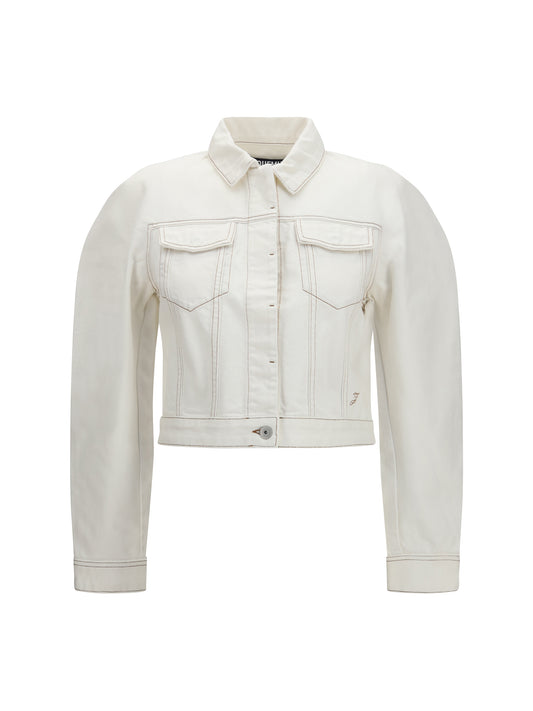 JACQUEMUS Ovalo Jacket in denim