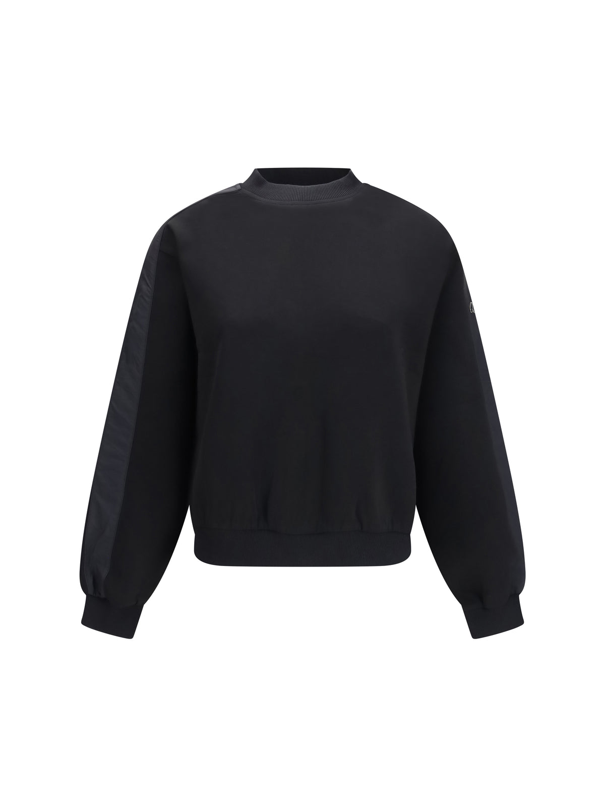 Moose Knuckles Mix Media crewneck Sweater - Black