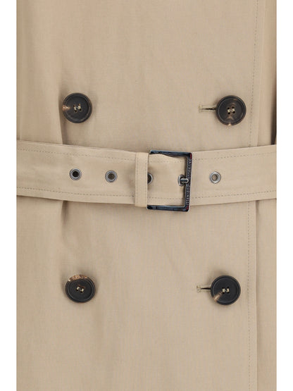 Brunello Cucinelli Belted Trench Coat - Tobacco