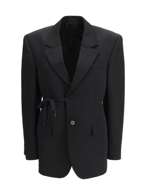 Balenciaga Barathea wool tailored Jacket - Black