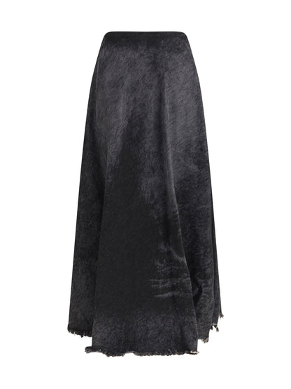 DIESEL Flared Hannie Skirt with logo
