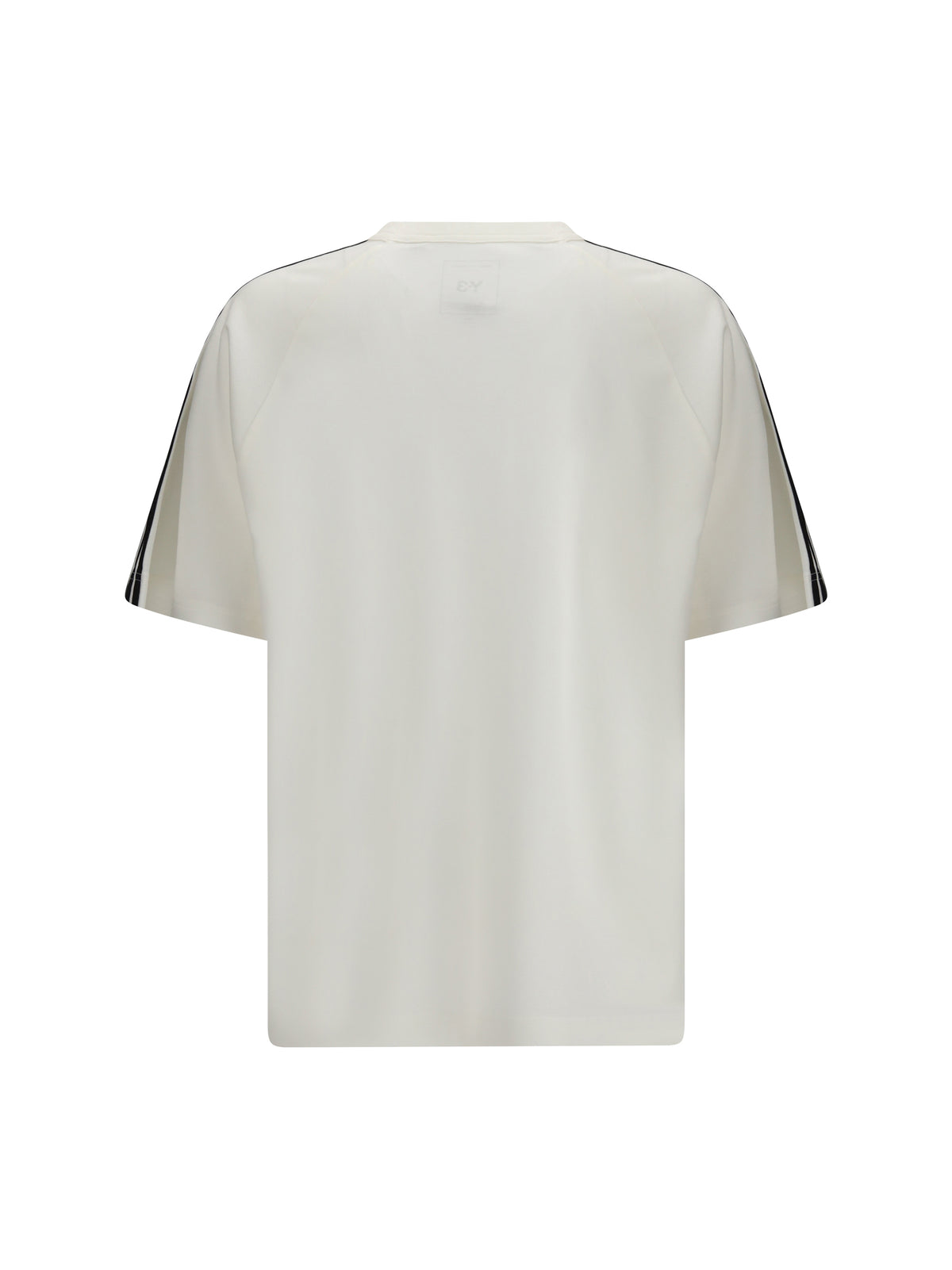 Y-3 Short Sleeve 3-Stripes T-shirt - Cwhite