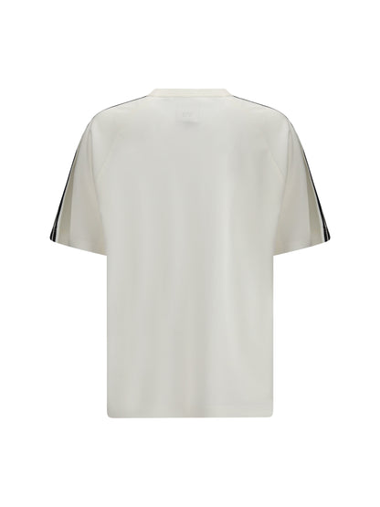 Y-3 Short Sleeve 3-Stripes T-shirt - Cwhite