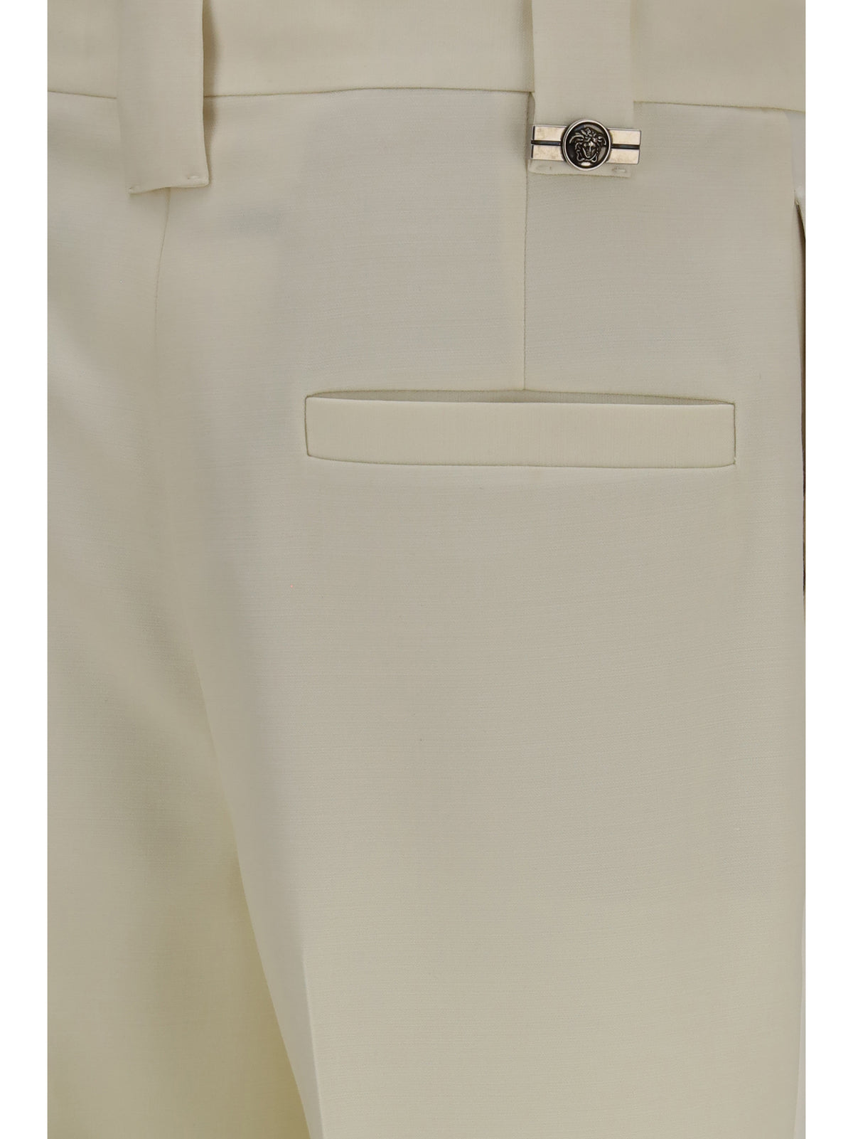 Versace Stretch wool Pants - White