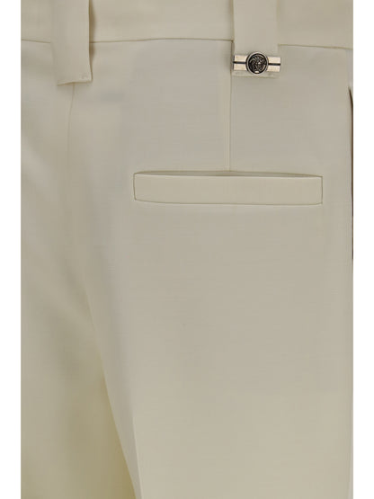 Versace Stretch wool Pants - White