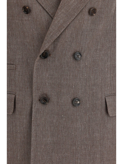 BRUNELLO CUCINELLI Double-breasted tailored Jacket