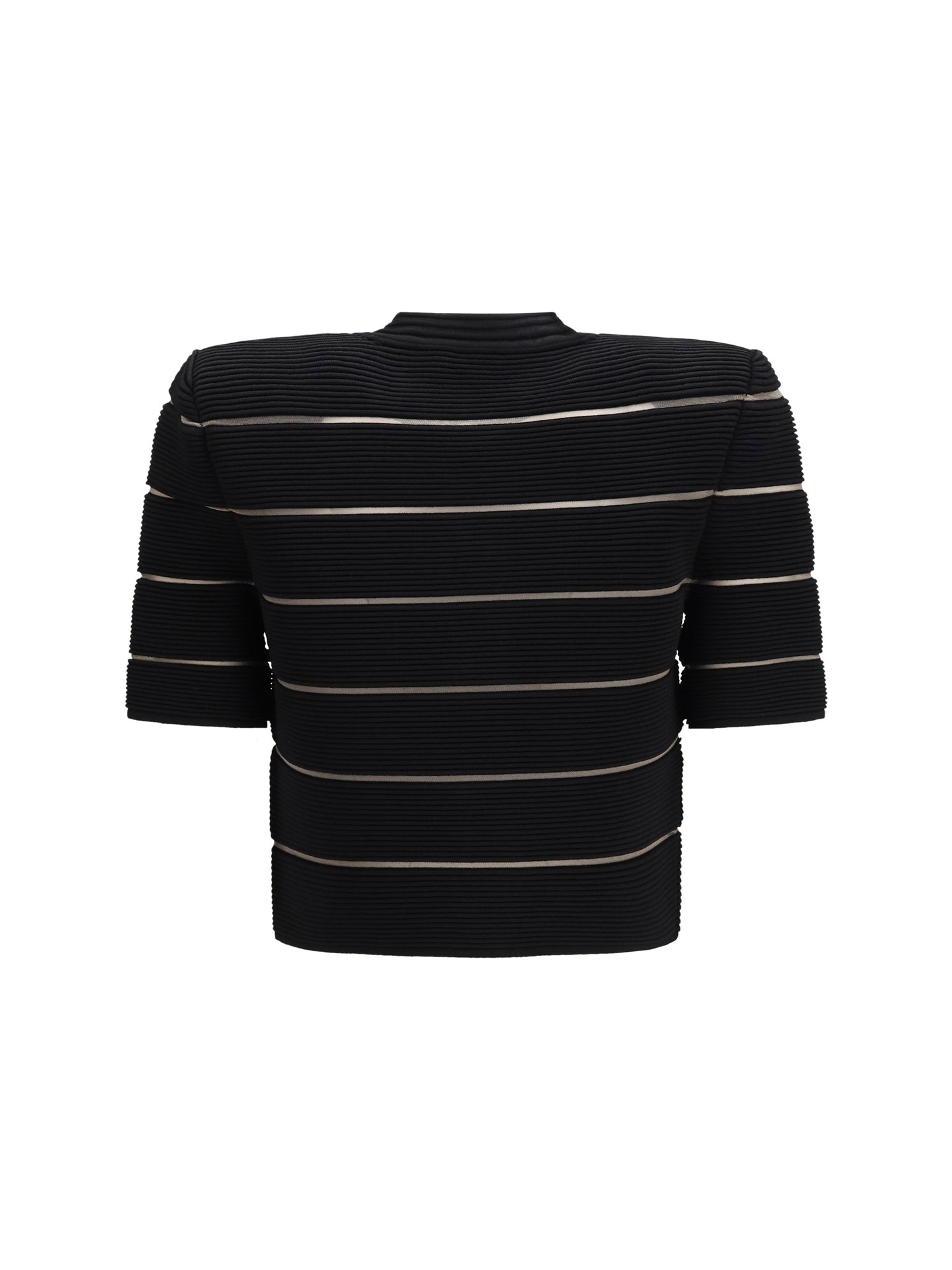 BALMAIN Short-sleeved buttoned Cardigan