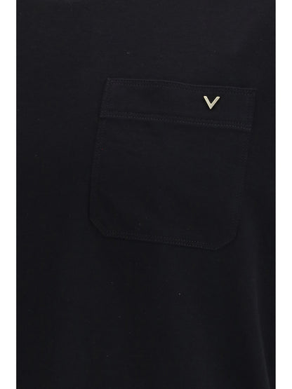 VALENTINO Cotton T-shirt with VGold