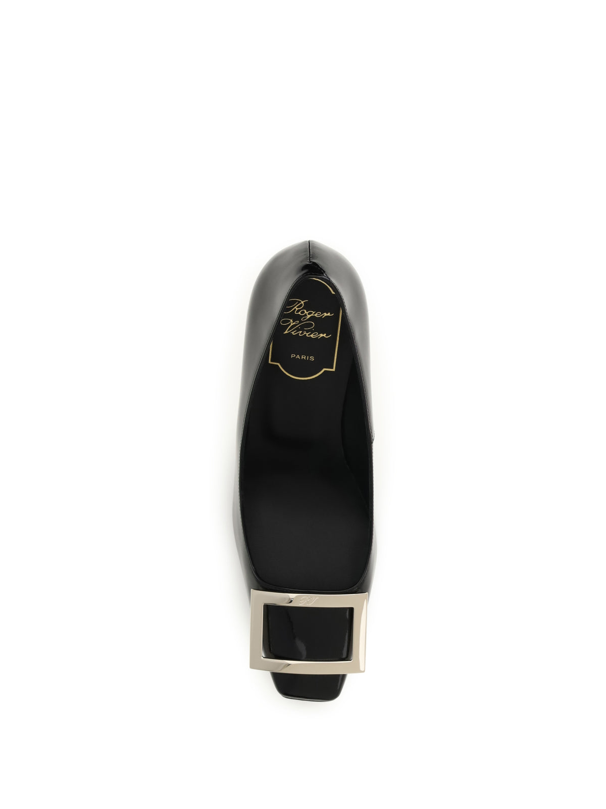 Roger Vivier Patent leather Trompette Pumps - Black