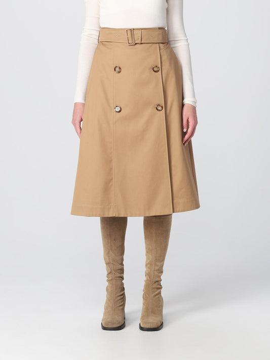 Burberry Skirt Woman Beige