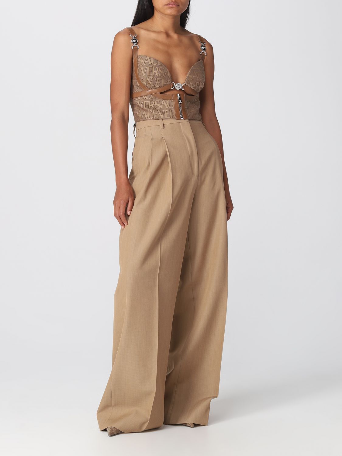 Versace Sweater Woman Brown