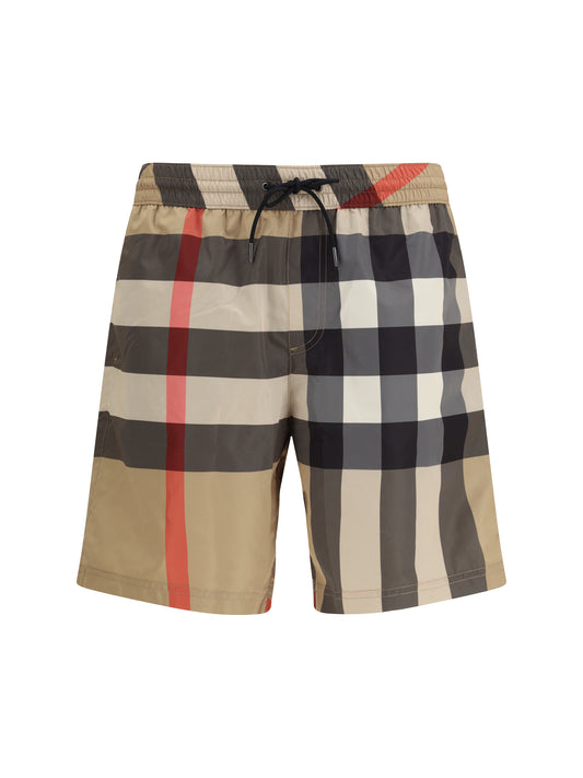 BURBERRY Vintage Check Swim Shorts