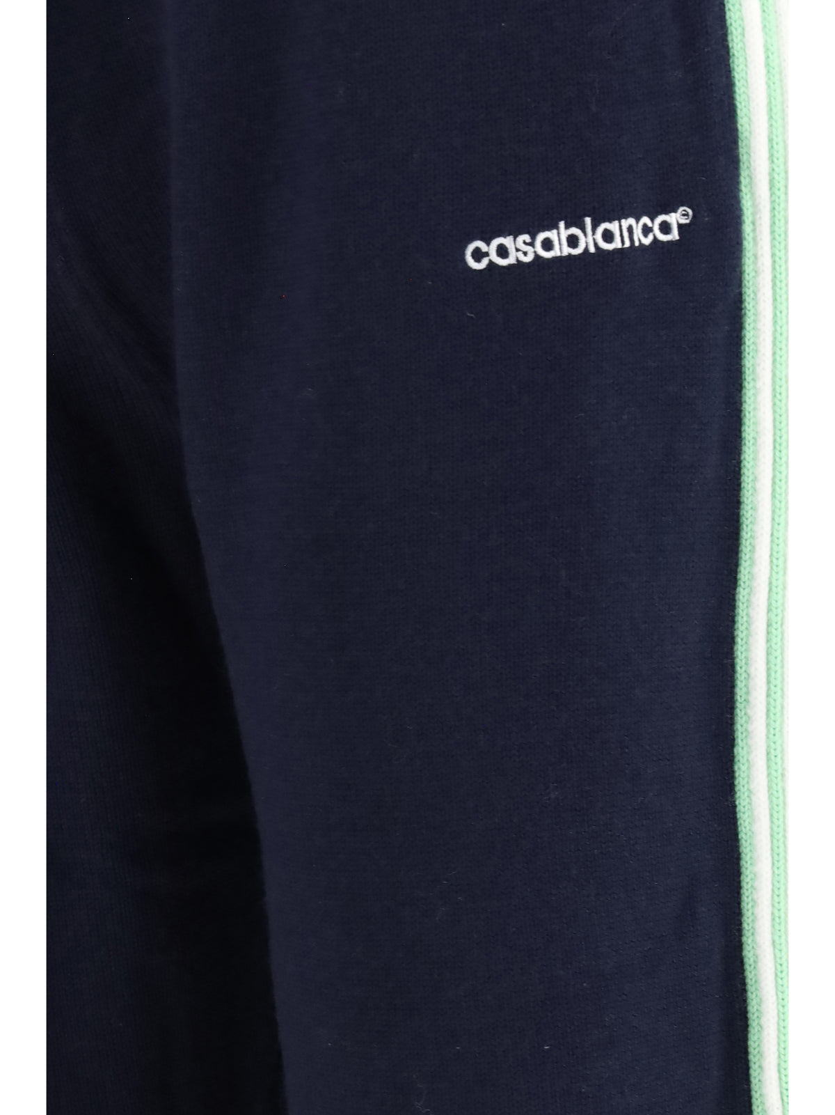 Casablanca Merino wool Sweatpants - Navy