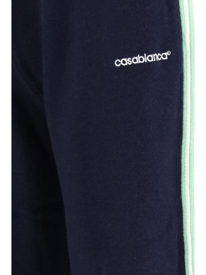 Casablanca Merino wool Sweatpants - Navy
