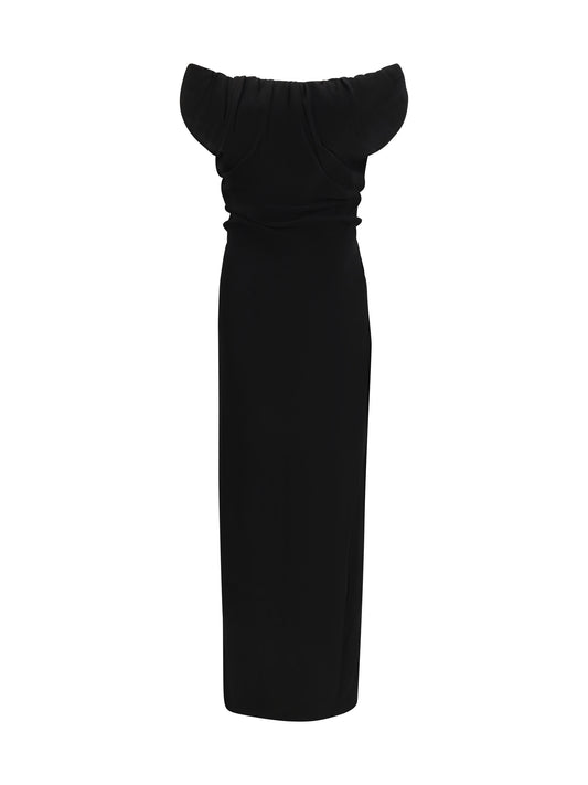 VIVIENNE WESTWOOD Ginnie Amber draped long Dress