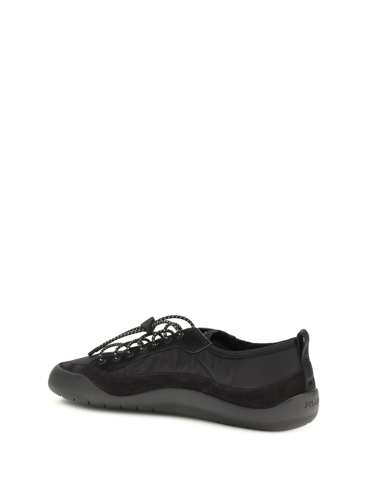 Prada Leather and fabric Sneakers - Black