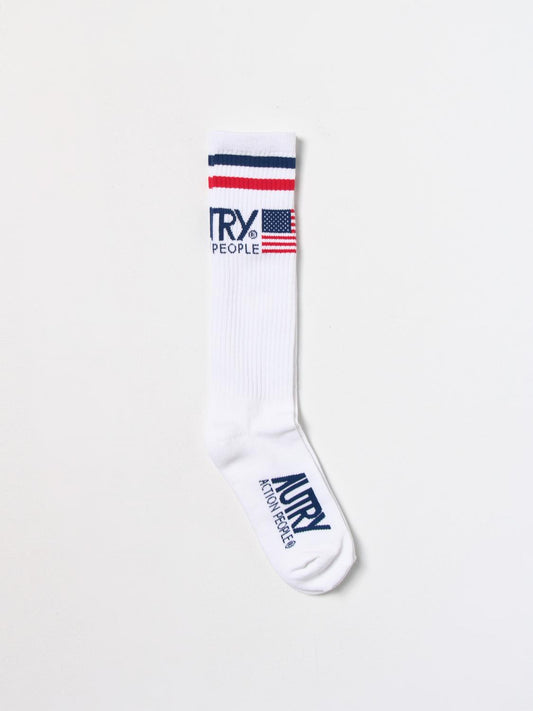 Autry Socks Men White