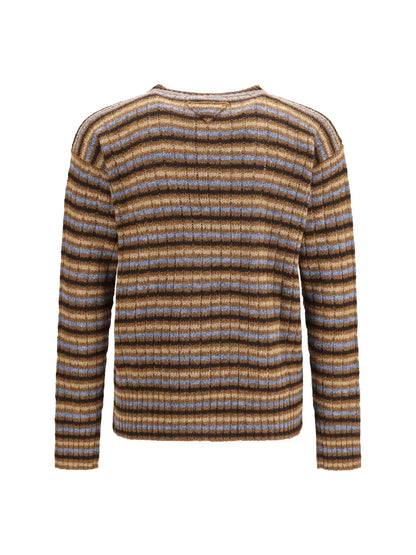 Prada Wool crewneck Sweater - Rust