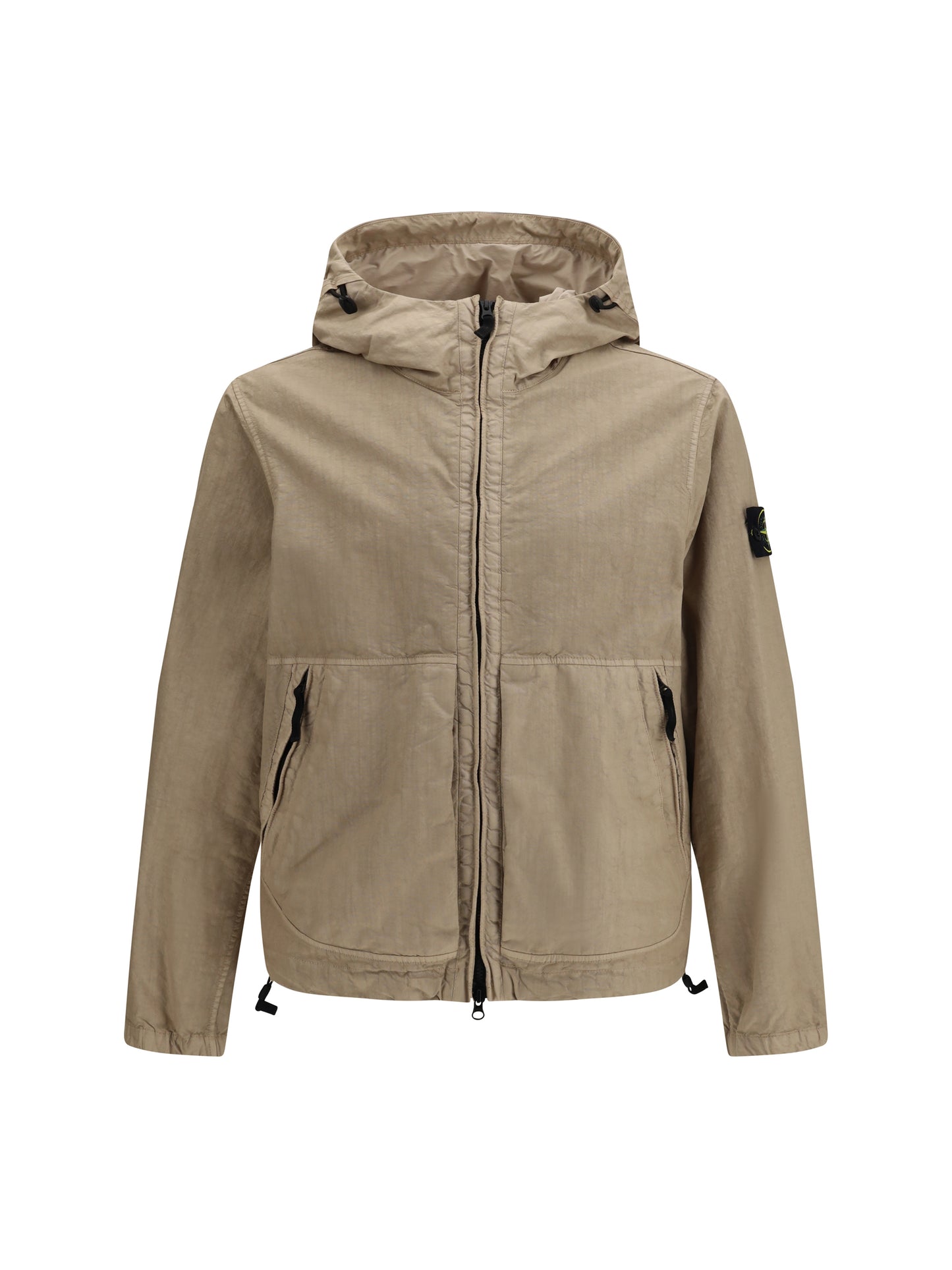 STONE ISLAND 4100053 Jacket in organic-look Panama-TC nylon