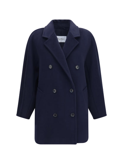 Max Mara Rebus double-breasted Jacket - Blue Marino