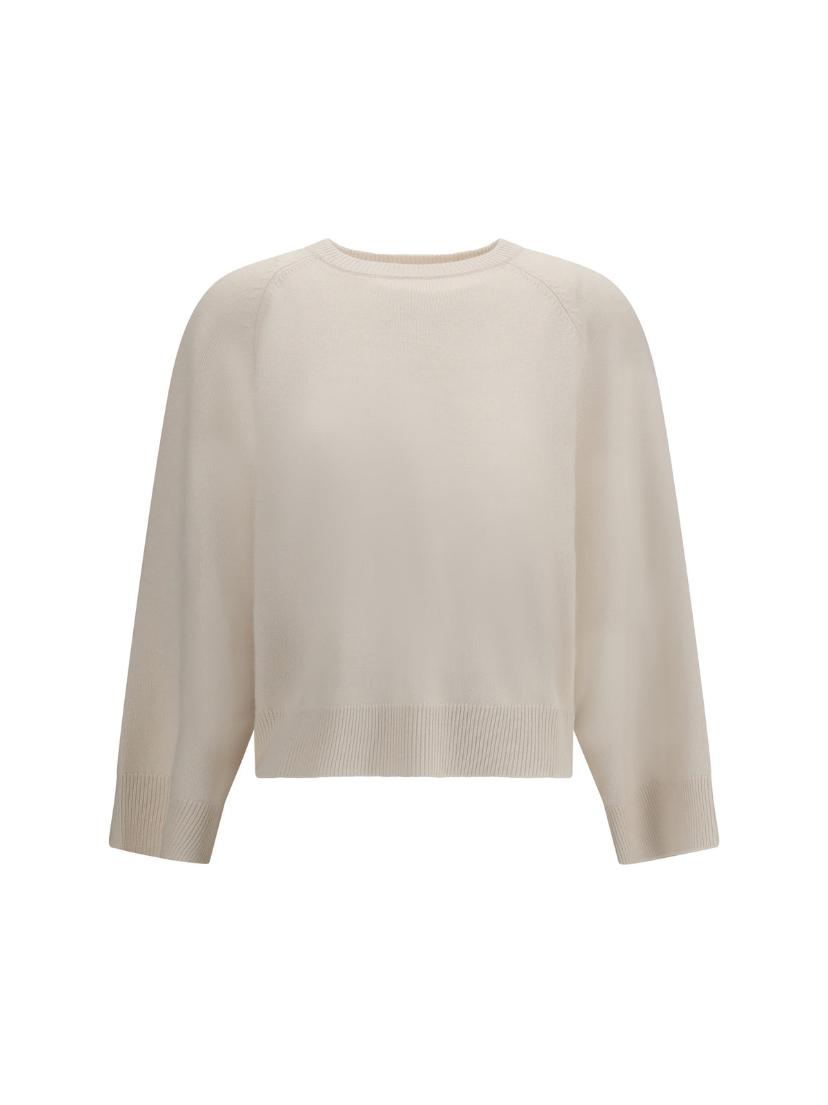 Brunello Cucinelli Cashmere crewneck Sweater - English White